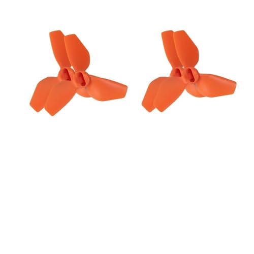 ZHUOHANG Propeller for Neo Leichte Flügel Fan Propeller Ersatz Requisiten Klinge Teile for Neo Zubehör(2 Pair Orange) von ZHUOHANG