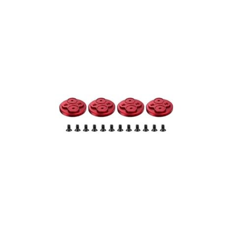 ZHUOHANG Verbesserte Motorabdeckungen, Kratzfeste Propeller, schützende Motorabdeckung aus Aluminiumlegierung for Mavic Mini 2 Drohnenzubehör(Red Mini 1) von ZHUOHANG