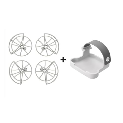 ZHUOHANG Vollständig geschlossener Propellerschutz for Mavic Mini 2/SE Drohne 4726F Propellerflügel-Fahrwerk for Mavic Mini 2/SE Zubehör(2 In 1 Fixer Set 2) von ZHUOHANG