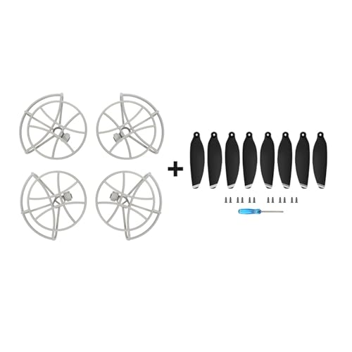 ZHUOHANG Vollständig geschlossener Propellerschutz for Mavic Mini 2/SE Drohne 4726F Propellerflügel-Fahrwerk for Mavic Mini 2/SE Zubehör(2 In 1 Props Set 1) von ZHUOHANG