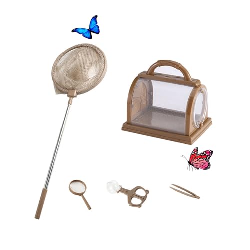 Catch Insect Kit Mit Verlängerungsnetz, Vergrößerungswerkzeug, Komplettes Insektenerkundungsset, Outdoor Adventure Education von ZHUOLUNF