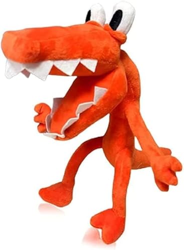 ZHYUAD Freunde Anime Plüschtier, Kawaii Kuscheltier, Handgemachte Tiere, Süße Plushies, Monster, Plüschkissen, Groß als Geschenke für Kinder zu Halloween und Weihnachten (Orange) von ZHYUAD