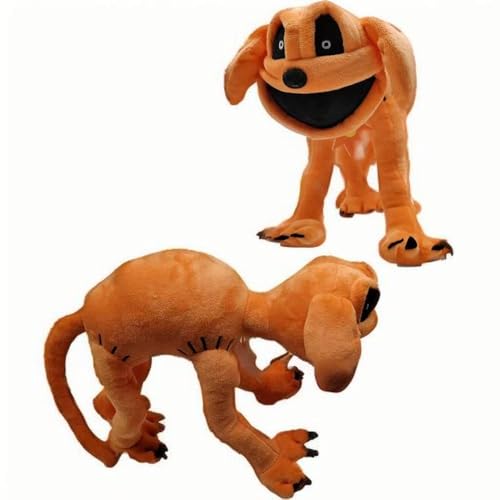 ZHYUAD Kuschelpuppe 14 Zoll – Süß schwarz – Anime Kuscheltier – Modell – Gruselige Kuschelmonster – Monster Spielzeuge – Geschenk für Kinder (orange) von ZHYUAD