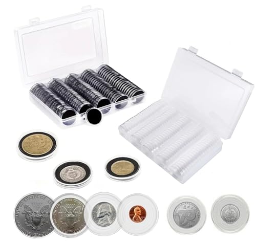 ZHYUAN 200 Stück Münzkapseln,2 Stück Münzen Aufbewahrung Box,Kunststoff Münzhalter Kapseln,Münzen Aufbewahrung,Münze Kapseln mit Aufbewahrungsbox,Dichtung Münzhalter,Transparenter Münzhalter ZHYUAN 200 Stück Münzkapseln,2 Stück Münzen Aufbewahrung Box,Kunststoff Münzhalter Kapseln,Münzen Aufbewahrung,Münze Kapseln mit Aufbewahrungsbox,Dichtung Münzhalter,Transparenter Münzhalter von ZHYUAN