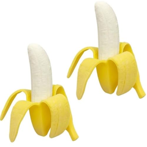 ZHjuju Banane Squishies Spielzeug,2 Stück Super Stretchy Banana Toy Simulierte Banane Stressabbau-Fidget-Spielzeug for Children and Adults, Realistic Squishy Banana, Gifts Autism Anxiety ZHjuju Banane Squishies Spielzeug,2 Stück Super Stretchy Banana Toy Simulierte Banane Stressabbau-Fidget-Spielzeug for Children and Adults, Realistic Squishy Banana, Gifts Autism Anxiety von ZHjuju