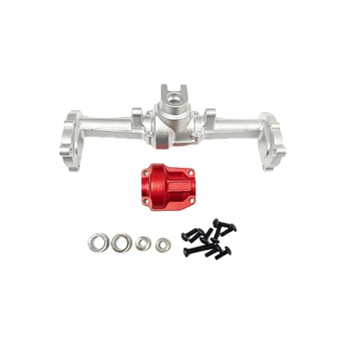 ZIBOXI 1/18 Upgrade Hinterachsgehäuse RC Upgrade Teil Rc Hinterachsgehäuse Passend for Hobbico Dromida RC Auto(Gray) von ZIBOXI