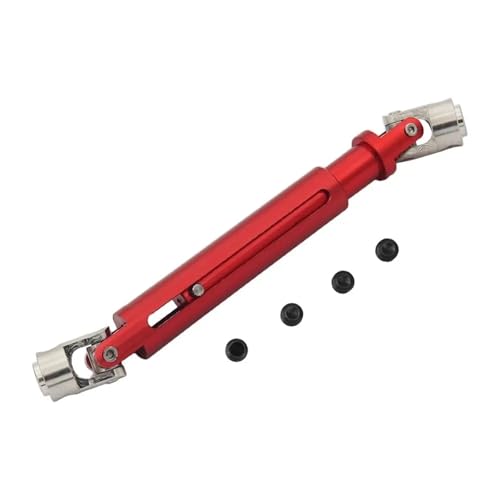 ZIBOXI 1 Pcs Antriebswelle Joint CVD Teile 103-150mm for Axial SCX10 AX10 Tamiya CC01 D90 RC4WD TF2 1/10 RC Rock Crawler(Red) von ZIBOXI