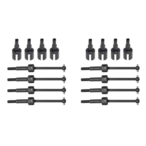 ZIBOXI 16Pcs Antriebswelle CVD und Getriebe Joint Cup Differential Cup for Tamiya TT01 TT02 TT-01 1/10 RC Auto Upgrade Pa von ZIBOXI