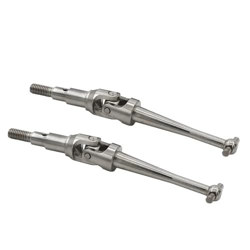 ZIBOXI 2 Pcs Antriebswelle CVD for MJX H16 16207 16208 16209 16210 14209 14210 1/16 RC Auto Upgrade Teile Zubehör(Silver) von ZIBOXI