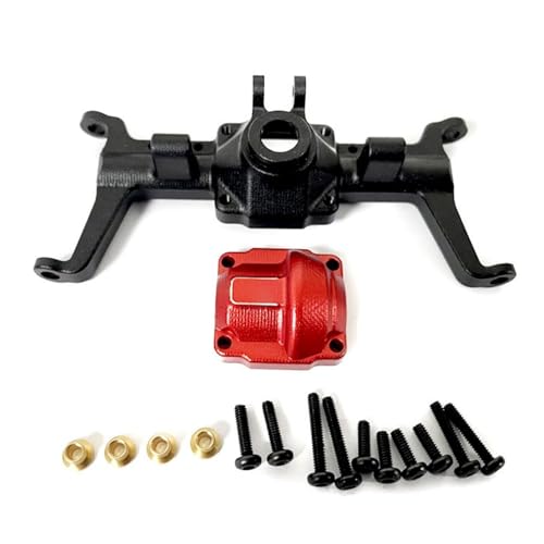 ZIBOXI 2 Stück 1/24 Vorderachsgehäuse RC Upgrade Teil Upgrade Rc Vorderachsgehäuse for FMS FCX24 RC Autoteil Schwarz(Black) von ZIBOXI