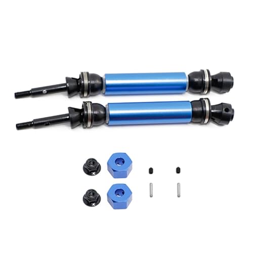ZIBOXI 2 Stück Hintere Antriebswelle CVD for 1/10 Traxxas Slash Rustler Stampede Hoss VXL 4X4 2WD RC Auto-Upgrade-Teile, blau ZIBOXI 2 Stück Hintere Antriebswelle CVD for 1/10 Traxxas Slash Rustler Stampede Hoss VXL 4X4 2WD RC Auto-Upgrade-Teile, blau von ZIBOXI