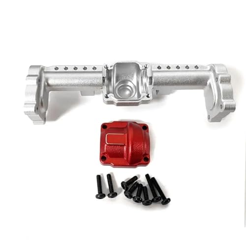 ZIBOXI 2 Stück Upgrade Hinterachsgehäuse 1/24 Rc Hinterachsgehäuse for FMS FCX24 RC Autoteil RC Auto(Silver) von ZIBOXI