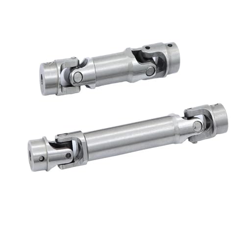 ZIBOXI 2 stücke Antriebswelle CVD Antriebswelle 9751 for Trax TRX4M TRX-4M 1/18 RC Crawler Auto Upgrade Teile Zubehör(Silver 2pcs) von ZIBOXI