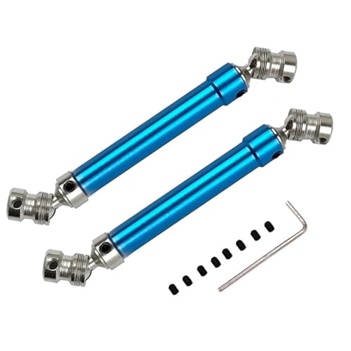 ZIBOXI 2PCS Antriebswellengelenk CVD 112-152mm Antriebswelle for Axial SCX10 AX10 D90 RC4WD TF2 HSP 1/10 RC Auto Teile(Blue) von ZIBOXI