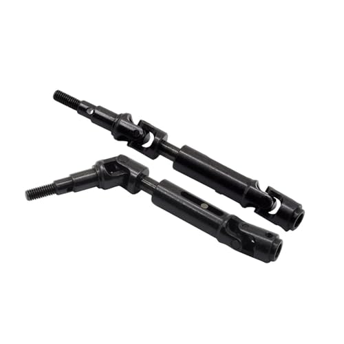ZIBOXI 2Pcs Antriebswelle CVD Hinten Antriebswelle Fit for MJX Hyper Gehen 14210 14209 1/14 RC Auto Upgrade Teile(Black) von ZIBOXI