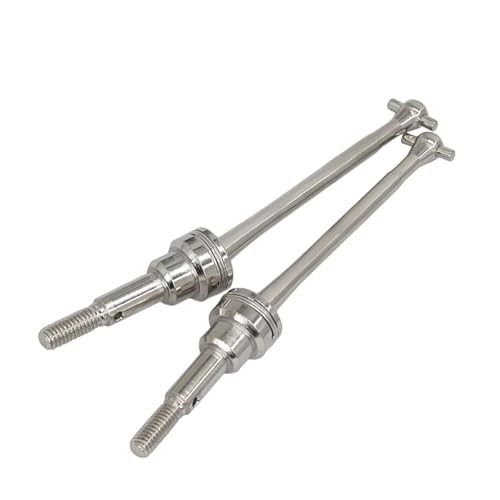 ZIBOXI 2Pcs RC Auto Front Drive Welle CVD for WLtoys 12423 12427 12428 1/12 Crawler Short Course Truck Upgrade Teile(2Pcs Silver) von ZIBOXI