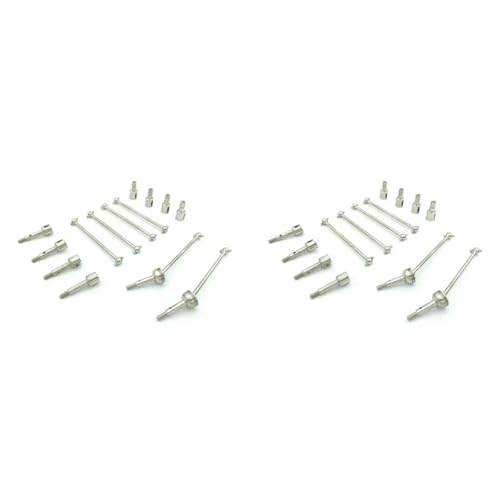 ZIBOXI 2Set CVD Antriebswelle Rad Achse Differential Cup Set for Wltoys 144001 124019 124018 RC Auto Upgrades Teile-AA02 von ZIBOXI