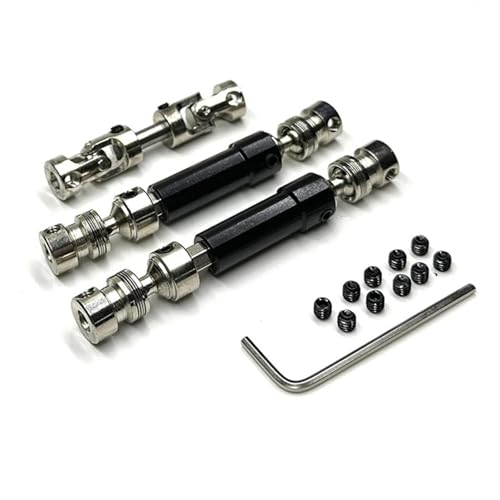 ZIBOXI 3-teilige Metallantriebswelle CVD-Antriebswelle for MN128 MN86 MN86S MN86K MN86KS MN G500 1/12 RC-Auto-Upgrade-Teilezubehör, 4 ZIBOXI 3-teilige Metallantriebswelle CVD-Antriebswelle for MN128 MN86 MN86S MN86K MN86KS MN G500 1/12 RC-Auto-Upgrade-Teilezubehör, 4 von ZIBOXI