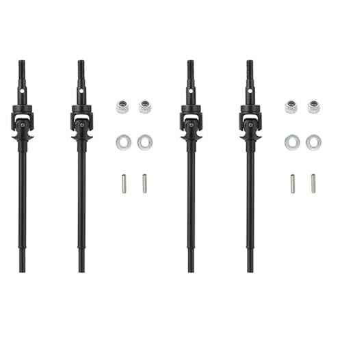ZIBOXI 4Pcs Vorderachse Antriebswelle CVD for Axial SCX10 II 90046 1/10 RC Crawler Auto AR44 Achse Upgrade Teile ZIBOXI 4Pcs Vorderachse Antriebswelle CVD for Axial SCX10 II 90046 1/10 RC Crawler Auto AR44 Achse Upgrade Teile von ZIBOXI