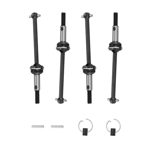 ZIBOXI 4Pcs Vorne Und Hinten Antriebswelle CVD 54515 54516 42mm 39mm for Tamiya XV-01 TC-01 XV01 TC01 1/10 RC Auto Upgrades Teile von ZIBOXI