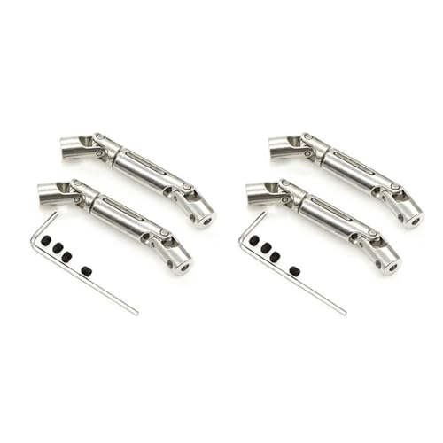 ZIBOXI 4X Neue Upgrade CVD Antriebswelle for WPL D12 C24 C34 B14 B24 B16 B36 MN D90 MN99S RC Auto Teile Zubehör-AA02 von ZIBOXI