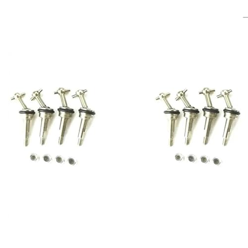 ZIBOXI 8 Stücke CVD Kreuzgelenkwelle Mit M2 Mutter for Wltoys K969 K989 K979 P929 1/28 RC Auto Upgrades Teile-AA02 von ZIBOXI