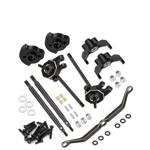 ZIBOXI Achsschenkel hinten CVD-Wellenantrieb Lenkstange for 1/18 RC Crawler Car TRX4-M +11MM /+5MM Erweiterungs-Upgrade-Kit(Extend 11mm) von ZIBOXI