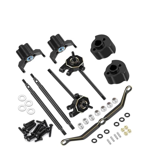 ZIBOXI Achsschenkel hinten CVD-Wellenantrieb Lenkstange for 1/18 RC Crawler Car TRX4-M +11MM /+5MM Erweiterungs-Upgrade-Kit(Extend 5mm) von ZIBOXI