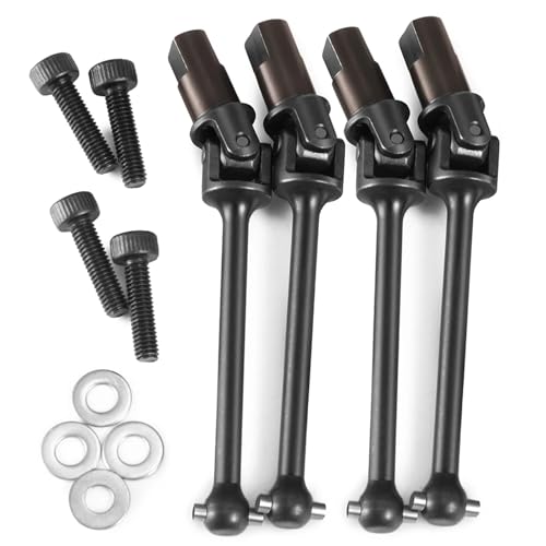 ZIBOXI Aluminium Legierung/Stahl CVD/Hex Adapter Umwandlung for 1/18 Traxxas Latrax Teton RC Auto Upgrade Teile Zubehör(Steel CVD) von ZIBOXI