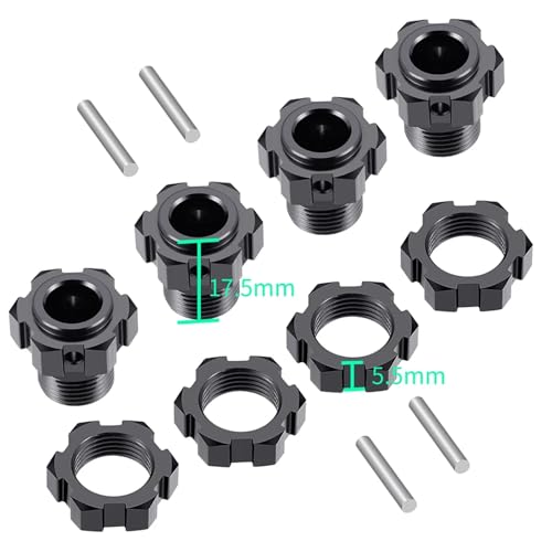 ZIBOXI CVD/Rad Hex Hub Adapter/Zentrale Antriebswelle for 1/7 ARRMA Mojave 6S V2 4X4 BLX Wüste LKW Upgrade Teile(Adapters) von ZIBOXI