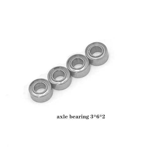 ZIBOXI CVD-Getriebelager-Ersatzteil for MN MN99s MND90 Portalachse(4pcs Bearing 3x6x2) von ZIBOXI