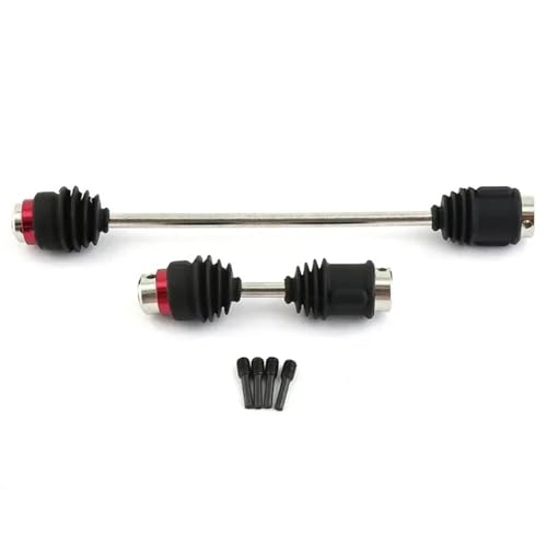 ZIBOXI Center Antriebswellen CVD 8655R Mit Staub Stiefel for 1/10 Traxxas E-Revo Erevo 2,0 Upgrades Teile Zubehör, 3(Black) von ZIBOXI