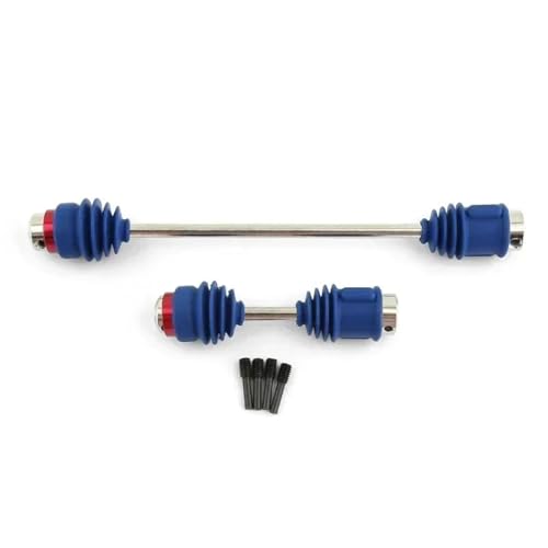 ZIBOXI Center Antriebswellen CVD 8655R Mit Staub Stiefel for 1/10 Traxxas E-Revo Erevo 2,0 Upgrades Teile Zubehör, 3(Blue) von ZIBOXI