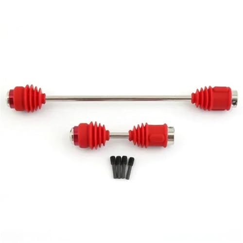 ZIBOXI Center Antriebswellen CVD 8655R Mit Staub Stiefel for 1/10 Traxxas E-Revo Erevo 2,0 Upgrades Teile Zubehör, 3(Red) von ZIBOXI