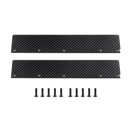 ZIBOXI Diff Gears Lenkung Montage Chassis Rüstung Schutz Skid Platte Rad Hex Hub Adapter Mutter Pins for 1/7 Rc Auto Felony 6S(Black) von ZIBOXI