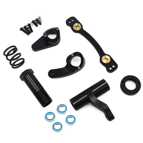 ZIBOXI Diff Gears Lenkung Montage Chassis Rüstung Schutz Skid Platte Rad Hex Hub Adapter Mutter Pins for 1/7 Rc Auto Felony 6S(Orange) von ZIBOXI