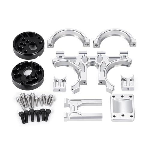 ZIBOXI Diff Gears Lenkung Montage Chassis Rüstung Schutz Skid Platte Rad Hex Hub Adapter Mutter Pins for 1/7 Rc Auto Felony 6S(RED) von ZIBOXI
