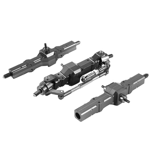 ZIBOXI Fit for WPL 1/16 B16 B36 6WD Ersetzen Upgrade Vorne/Hinten/Brücke Achse Teil Set LKW RC Auto Teile von ZIBOXI