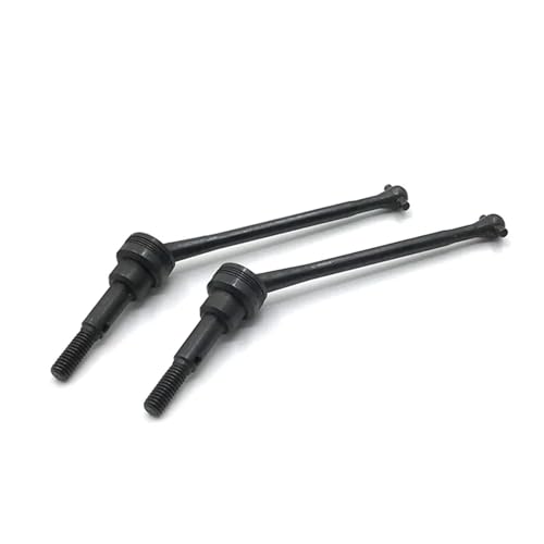 ZIBOXI Geeignet for WLtoys 1/12 12423 12427 12428 RC Autozubehör Metall-Upgrade CVD Front Drive Shaft(Black) von ZIBOXI