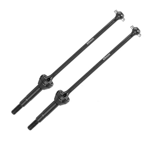 ZIBOXI Hinten CVD Antriebswelle for YOKOMO YZ2CAL3.1/SO1.0 RC Auto Upgrade Teile Zubehör 69mm 2Pcs von ZIBOXI