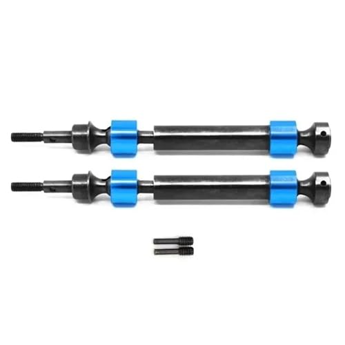 ZIBOXI Keil CVD Antriebswelle 5451X for Traxxas 1/10 Maxx E-MAXX T-MAXX RC Auto Upgrade Teile Zubehör(2pcs Blue) von ZIBOXI