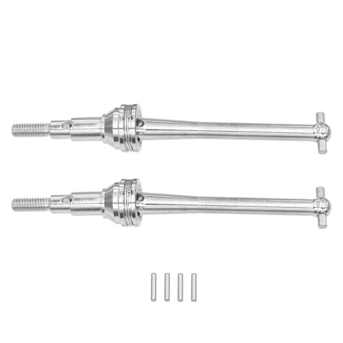 ZIBOXI MJX 16207 16208 16209 16210 14209 14210 V2 CVD Antriebswelle Antriebswelle RC Auto 1/16 LKW Hobby Upgrade Zubehör 16410(2Pcs Silver) von ZIBOXI