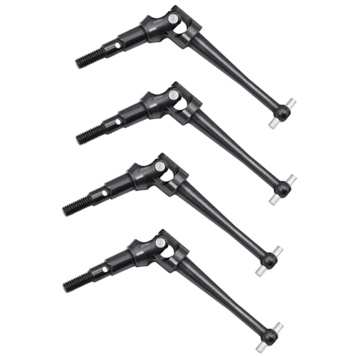 ZIBOXI MJX H16 16207 16208 16209 16210 Metall Antriebswelle CVD Antriebswelle for 1/16 MJX RC Auto Upgrade Teil(Black) von ZIBOXI