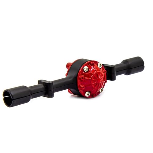ZIBOXI Metall-Hinterbrücken-Achsengehäuse, passend for WPL D12 C14 C24 C24-1 C34 B14 B24 B16 B36 RC-Auto-Upgrade-Teile, Schwarz von ZIBOXI