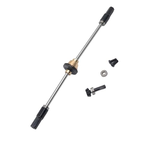 ZIBOXI Passend for MN D90 Differential vorne Hinterachse Getriebe Antriebswelle 1/12 RC Auto Upgrade Teile(RED) von ZIBOXI