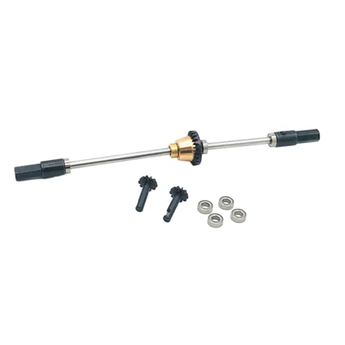 ZIBOXI Passend for WPL C14 C24 C34 B14 B24 B16 D12 Differential vorne Mitte Hinterachse Stahlgetriebe Antriebswelle 1/16 RC Auto Upgrade-Teile(Middle) von ZIBOXI