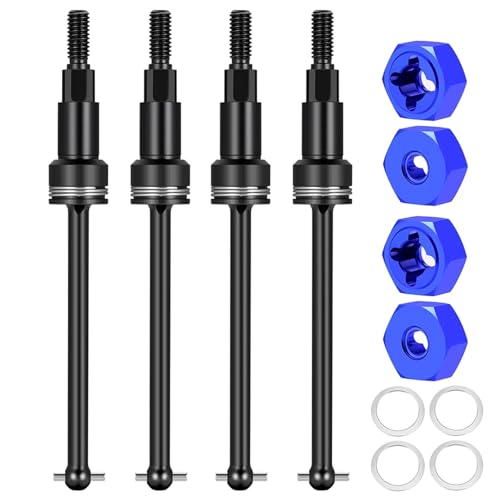 ZIBOXI RC Auto Stoßdämpfer Kugellager Reifen Rad Vorne Hinten Diff Abdeckung Getriebe Abdeckung Antriebswelle CVD for 1/18 Granit Grom(Clear) von ZIBOXI