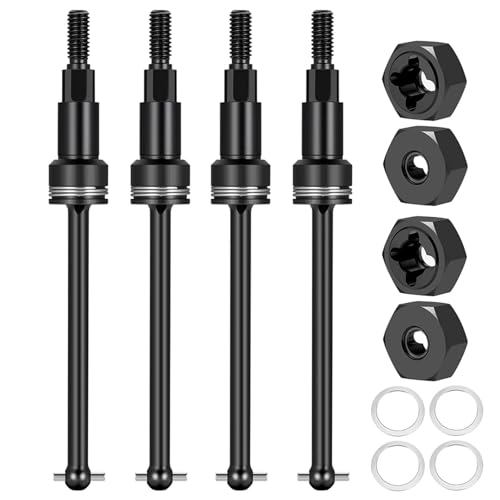ZIBOXI RC Auto Stoßdämpfer Kugellager Reifen Rad Vorne Hinten Diff Abdeckung Getriebe Abdeckung Antriebswelle CVD for 1/18 Granit Grom(Gold) von ZIBOXI