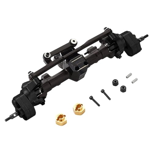 ZIBOXI RC Auto Vorder- und Hinterachse for Axial 1/24 SCX24 90081 C10 AXl00002 Fernbedienung Auto Verbesserte Teil(Black Front) von ZIBOXI