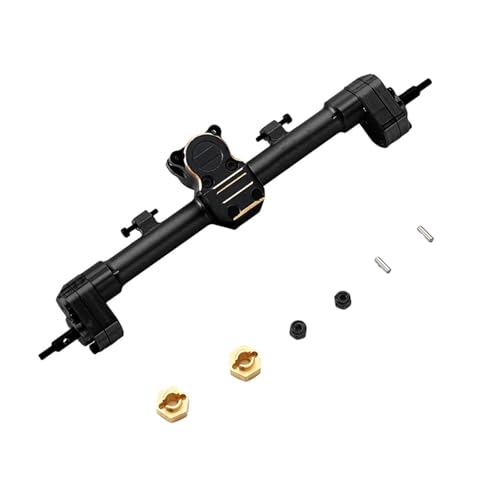 ZIBOXI RC Auto Vorder- und Hinterachse for Axial 1/24 SCX24 90081 C10 AXl00002 Fernbedienung Auto Verbesserte Teil(Black Rear) von ZIBOXI
